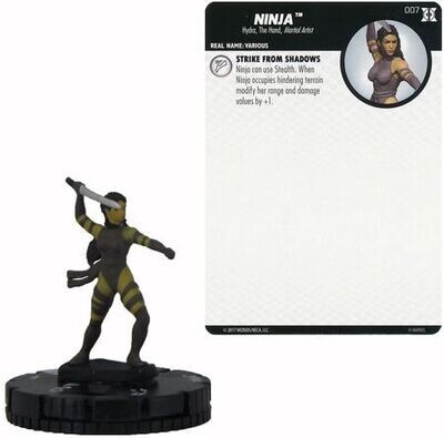 Ninja #007 Deadpool and X-Force Booster Set Marvel Heroclix
Deadpool and X-Force Singles Sin Tarjeta