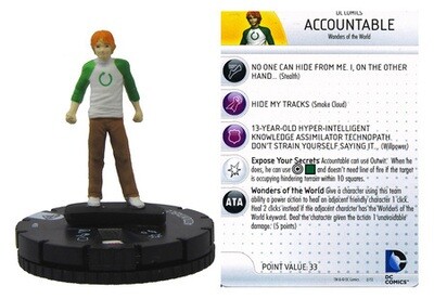 Accountable #009 Superman and Wonder Woman DC Heroclix
DC HeroClix: Superman and Wonder Woman Singles Sin Tarjeta
