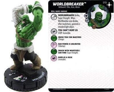 Worldbreaker #013 Secret Wars - Battleworld Marvel Heroclix
Marvel: Secret Wars - Battleworld Singles Sin Tarjeta