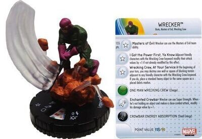Wrecker #050 Invincible Iron Man Booster Set Marvel Heroclix
Invincible Iron Man Booster Set Sin Tarjeta