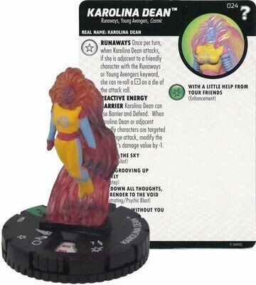 Karolina Dean #024 15th Anniversary What if? Marvel Heroclix
Marvel: 15th Anniversary What if? Singles SIn Tarjeta