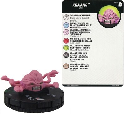 Kraang #015 TMNT Shredder&#39;s Return Gravity Feed Heroclix
Other: TMNT - Shredder&#39;s Return Singles Sin Tarjeta