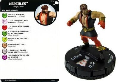 Hercules #103 The Mighty Thor Marvel Heroclix
The Mighty Thor Singles Sin Tarjeta