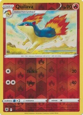Quilava - 024/189 - Uncommon Reverse Holo
Sword &amp; Shield: Astral Radiance Reverse Holo Singles