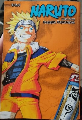BA Naruto Manga Volumen 10, 11, 12 Ingles