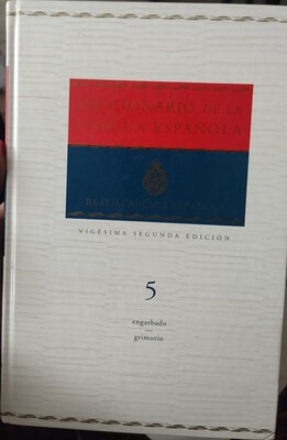 BA Diccionario de la Lengua Espanola Volumen 5 Tapa Dura Espanol