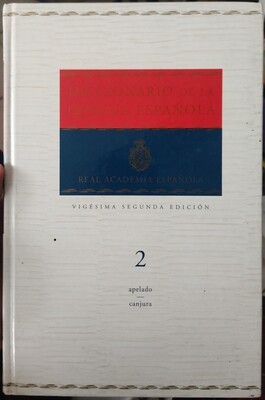 BA Diccionario de la Lengua Espanola Volumen 2 Espanol Pasta Dura
