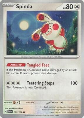 Spinda - 151/182 - Common Scarlet &amp; Violet: Paradox Rift Singles