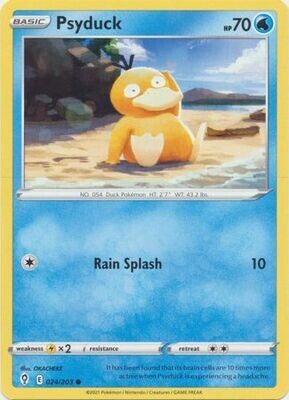 Psyduck - 024/203 - Common Sword &amp; Shield: Evolving Skies Singles *Espanol*