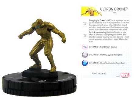 Ultron Drone #014 Age of Ultron Marvel Heroclix
Marvel: Age of Ultron Sin Tarjeta