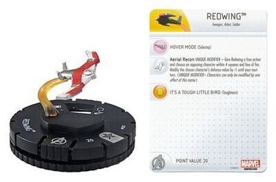 Redwing #007 Captain America: Civil War Movie Gravity Feed Marvel Heroclix
Marvel: Captain America - Civil War Movie Singles SIn Tarjeta