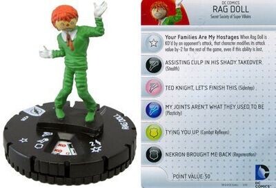 Rag Doll #208 The Flash Gravity Feed DC Heroclix
The Flash Gravity Feed Singles Sin Tarjeta
