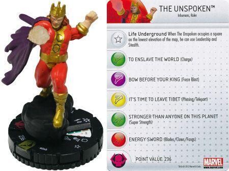 The Unspoken #046 Marvel Chaos War Marvel Heroclix
Marvel: Chaos War Sin Tarjeta