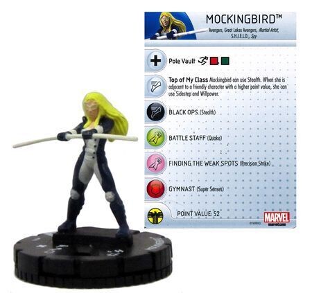 Mockingbird #010 Age of Ultron Marvel Heroclix Marvel: Age of Ultron Sin Tarjeta