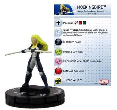 Mockingbird #010 Age of Ultron Marvel Heroclix Marvel: Age of Ultron Sin Tarjeta
