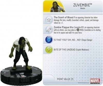Zuvembie #006 Amazing Spider-Man Marvel Heroclix
Amazing Spider-Man Booster Set Singles Sin Tarjeta