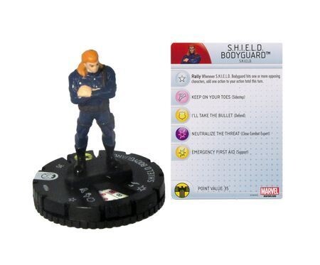 S.H.I.E.L.D. Bodyguard #006a Nick Fury, Agent of S.H.I.E.L.D. Marvel Heroclix
Marvel: Nick Fury, Agent of Shield Singles Sin Tarjeta