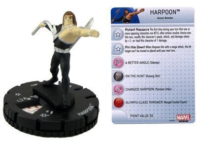 Harpoon #011 The Uncanny X-Men Marvel Heroclix
Marvel: The Uncanny X-Men Singles Sin Tarjeta