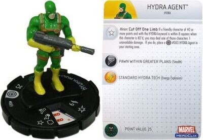 Hydra Agent #003 Captain America Marvel Heroclix
Marvel: Captain America Sin Tarjeta