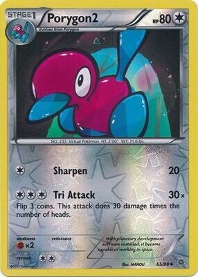 Porygon2 - 65/98 - Uncommon Reverse Holo
XY: Ancient Origins Reverse Holo Singles