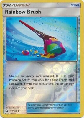 Rainbow Brush - 141/168 - Uncommon Reverse Holo
Sun &amp; Moon: Celestial Storm Reverse Holo Singles