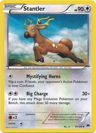 Stantler - 91/122 - Uncommon
XY: Breakpoint Singles