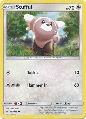 Stufful - 112/145 - Common
Sun &amp; Moon: Guardians Rising Singles