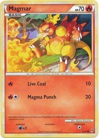 Magmar - 62/95 - Common
Call of Legends Singles