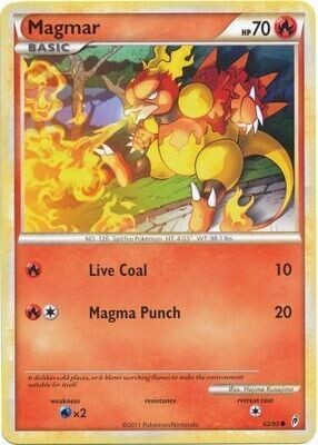 Magmar - 62/95 - Common
Call of Legends Singles