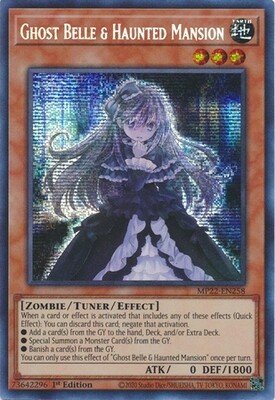SH Ghost Belle &amp; Haunted Mansion - MP22-EN258 - Prismatic Secret Rare 1st Edition
2022 Mega-Tin: Pharaoh&#39;s Gods 1st Edition Singles