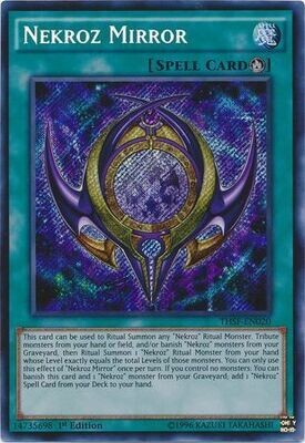 Nekroz Mirror - THSF-EN020 - Secret Rare 1st Edition The Secret Forces (THSF) 1st Edition Singles