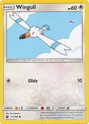 Wingull - 111/168 - Common
Sun &amp; Moon: Celestial Storm Singles