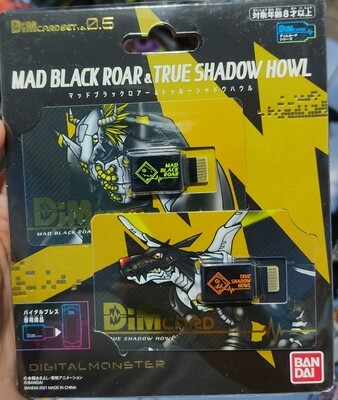BA Mad Black Roar True Shadow Howl Dim Card Digimon