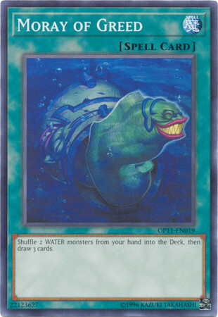 Moray of Greed - OP11-EN019 - Common
OTS Tournament Pack 11 (OP11) *Espanol*