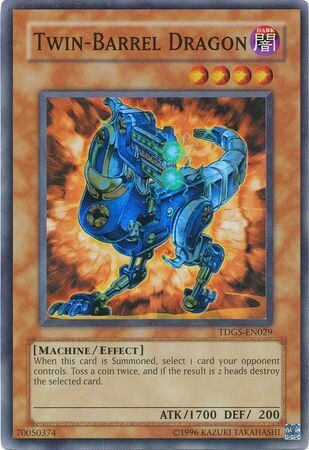 Twin-Barrel Dragon - TDGS-EN029 - Super Rare Unlimited
The Duelist Genesis [TDGS] Unlimited Singles