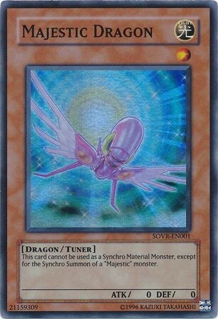 Majestic Dragon - SOVR-EN001 - Super Rare Unlimited
Stardust Overdrive [SOVR] Unlimited Singles