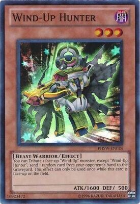 Wind-Up Hunter - PHSW-EN024 - Super Rare Unlimited Photon Shockwave Unlimited Singles