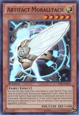 Artifact Moralltach - PRIO-EN011 - Super Rare 1st EditionPrimal Origin 1st Edition Singles *Español*