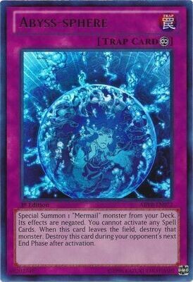 Abyss-sphere - ABYR-EN072 - Ultra Rare 1st Edition
Abyss Rising 1st Edition Singles