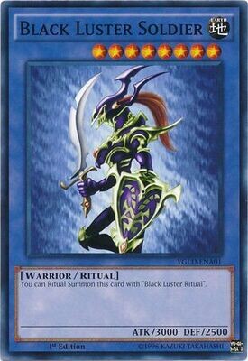 SJ Black Luster Soldier - YGLD-ENA01 - Common 1st Edition Yugi&#39;s Exodia Deck 1st Edition (YGLD-ENA)
