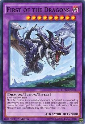 First of the Dragons - LDK2-ENK41 - Common 1st Edition Legendary Decks II - Kaiba