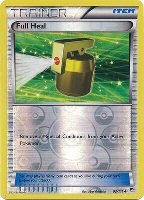 Full Heal - 93/111 - Uncommon Reverse Holo
XY: Furious Fists Reverse Holo Singles