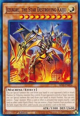 Jizukiru, the Star Destroying Kaiju - SR10-EN014 - Common 1st Edition Structure Deck: Mechanized Madness 1st Edition Singles