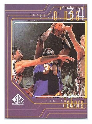 1997 SP Authentic #P23 Shaquille O&#39;Neal Profiles  NBA