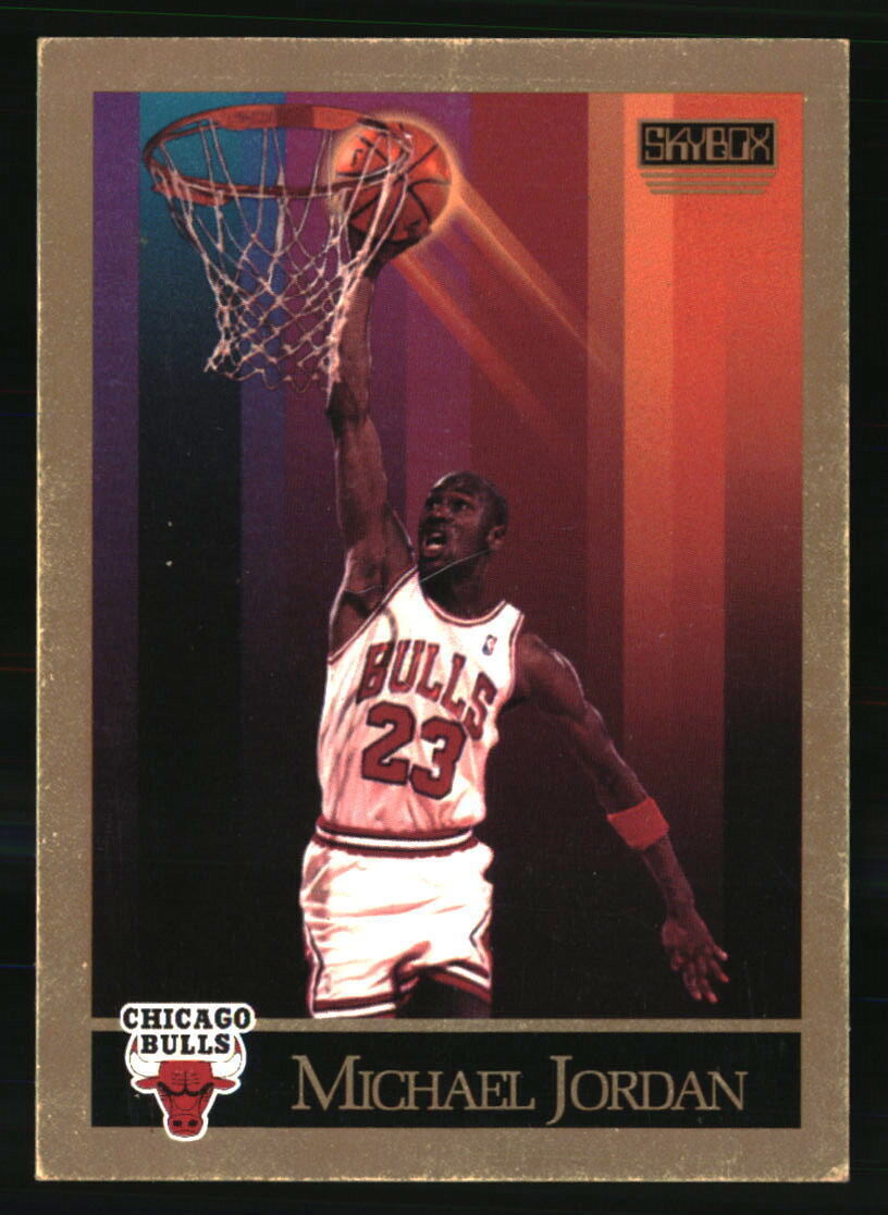 Michael Jordan 1990-91 SkyBox #41 Basketball Card NBA