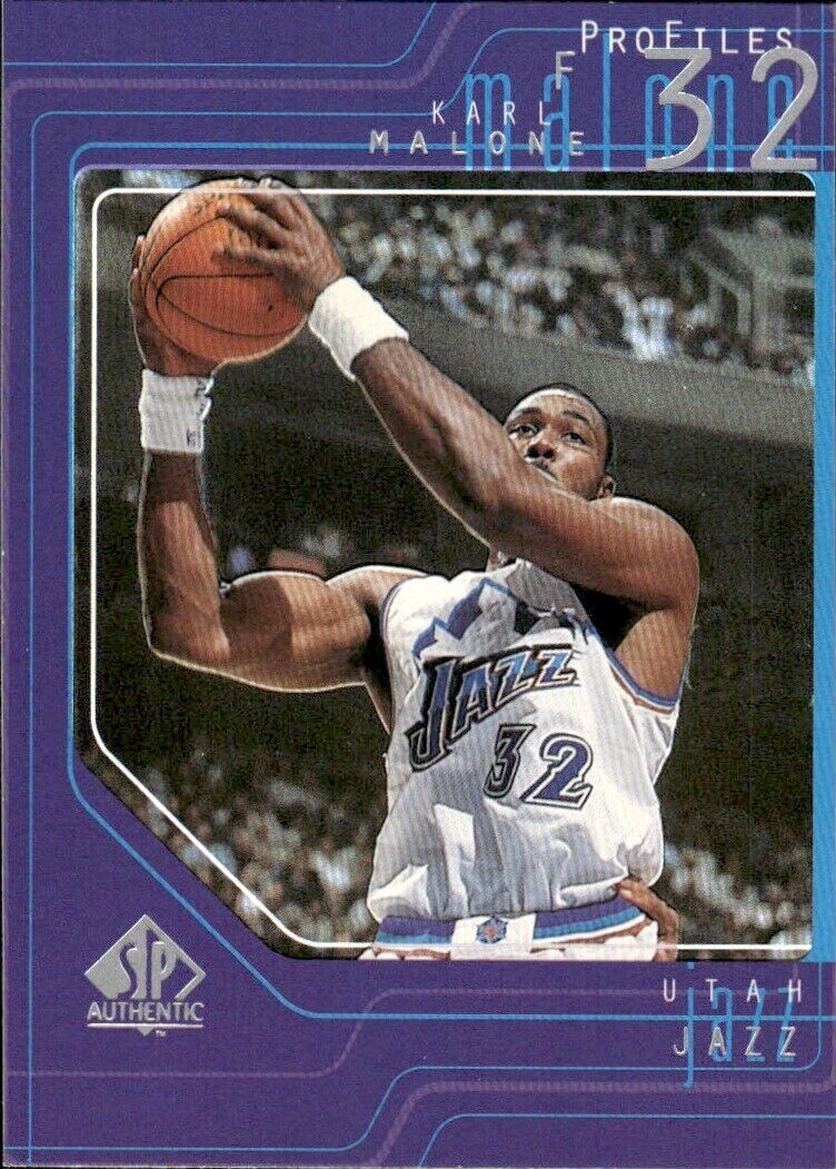 1997-98 SP Authentic #P9 Karl Malone ProFiles Level 1 CC079 NBA