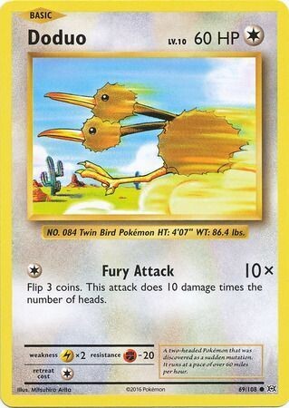 Doduo - 69/108 - Common
XY: Evolutions Singles