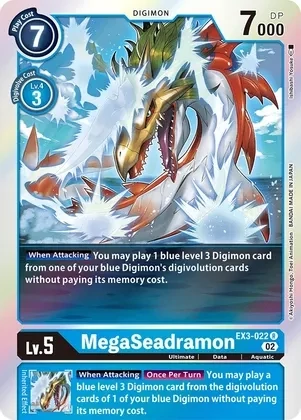 MegaSeadramon - Draconic Roar (EX03) Draconic Roar Foil