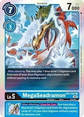 MegaSeadramon - Draconic Roar (EX03) Draconic Roar Foil