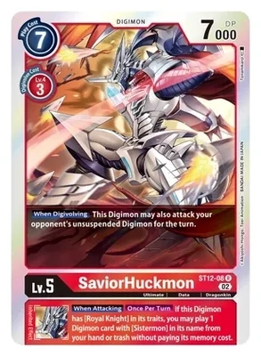 SaviorHuckmon - Starter Deck 12: Jesmon (ST-12)
Starter Deck 12: Jesmon